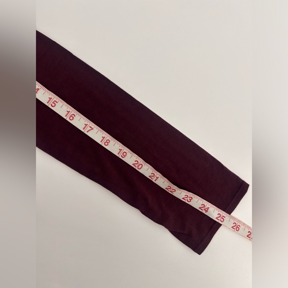 Outdoor Voices Shirt Womens Small Brown  Long Sleeve Mock Neck Stretch Merino - Picture 8 of 9